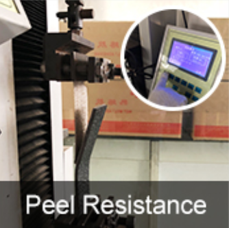 prueba de resistencia al pelado