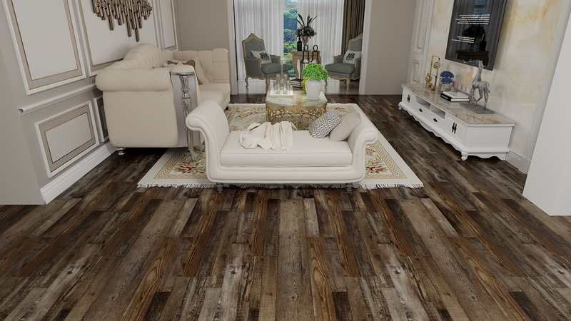 Pisos de tablones de vinilo impermeables de parquet de KW478-1/5 mm 20 mil 
